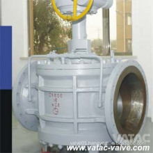 Wcb&Ss316 Flanged Dbb Eccentric Plug Valve